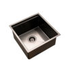 Nero 16 Gauge Undermount PVD Black Stainless Single Bowl Prep/Bar Sink - Image 2