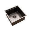 Nero 16 Gauge Undermount PVD Black Stainless Single Bowl Prep/Bar Sink - Image 3