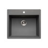 SiOStone Granite Topmount Single Bowl Sink - Image 5