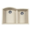 SiOStone Granite Undermount 60/40 Rounded Offset Double Bowl Kitchen Sink - Image 7