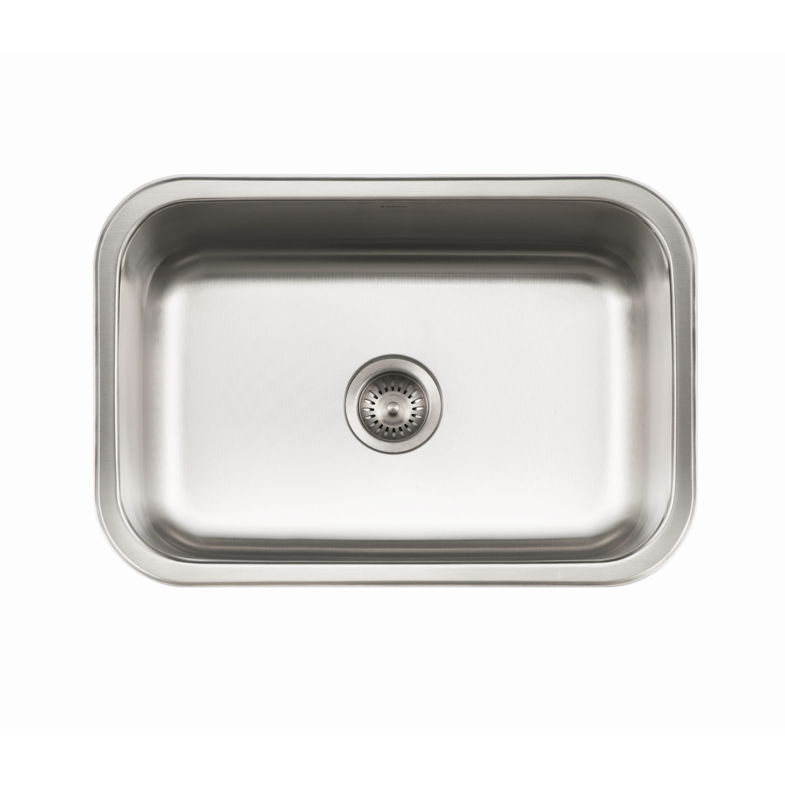 VATTUDALEN Single bowl top mount sink, stainless steel, 271/8x181