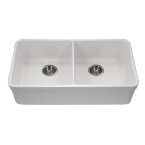 Chelsea Undermount 50/50 Double Bowl with HIGH WALL (CHE-3318DHU-WH)