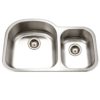 Designer Undermount Stainless Steel 70/30 Double Bowl Kitchen Sink